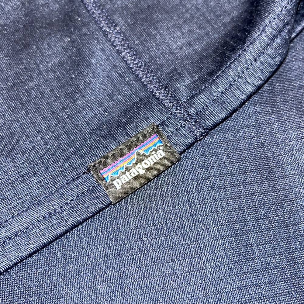 Patagonia Women's Long Sleeve Tee - Navy Blue - Picture 6 of 11
